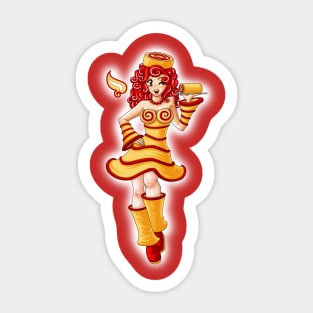 Strawberry Swiss Roll - Sweet Fairies Sticker